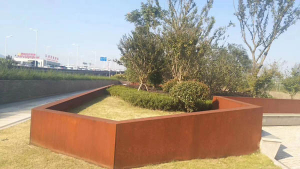 西陵耐候钢挡土墙
